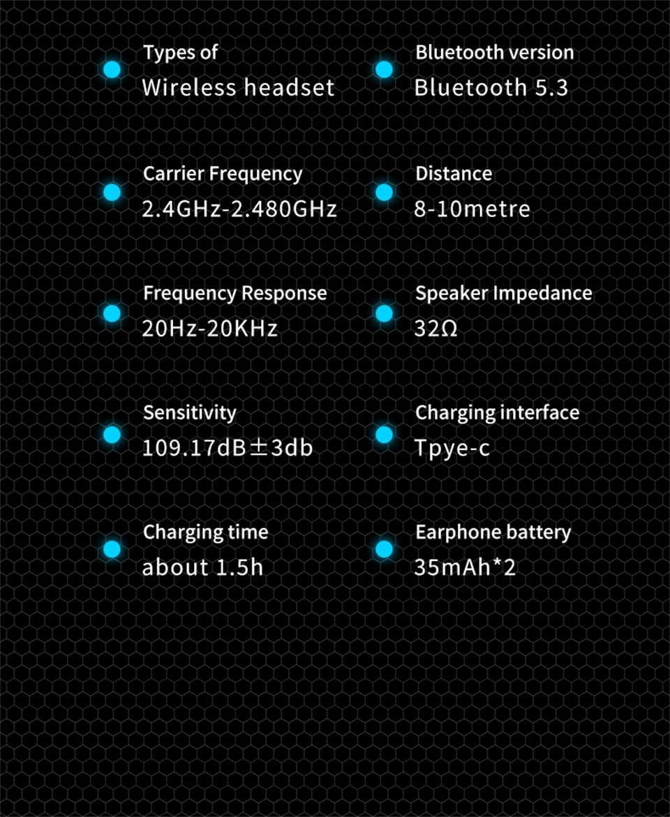 Wireless Bluetooth 5.4 Earbuds with Ear Hooks - 50H Playtime, Deep Bass, IPX7 Waterproof Sports Headphones for Running, Workout, Gym & Outdoor Activities (Black)
