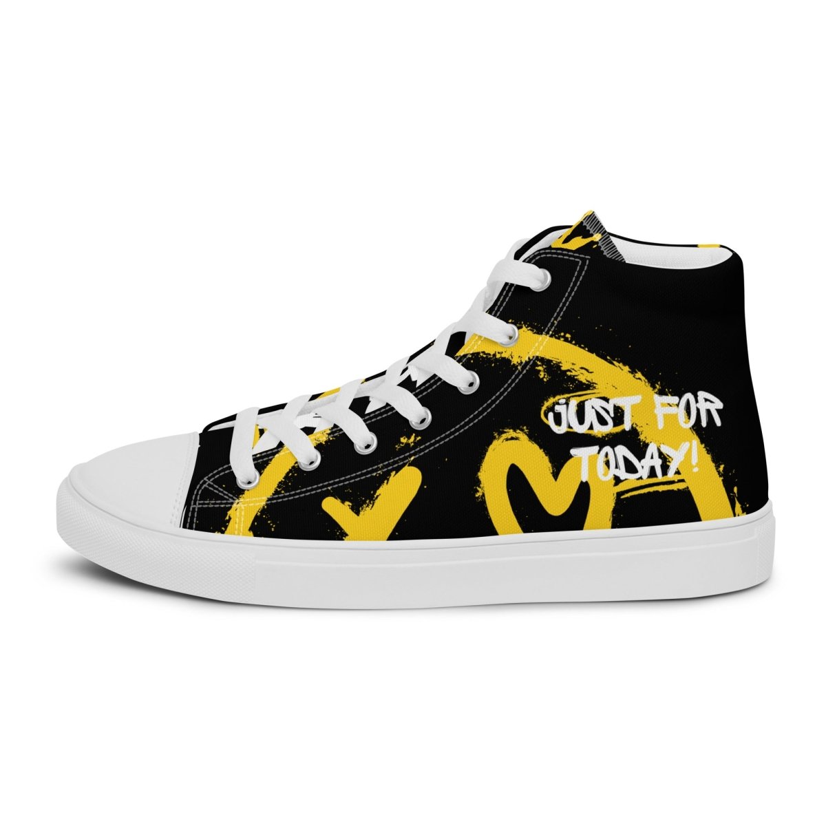 Empowering Women's High Top Sneakers - Sobriety Statement Edition - Perfect for Workouts, Casual Wear & Inspirational Fashion