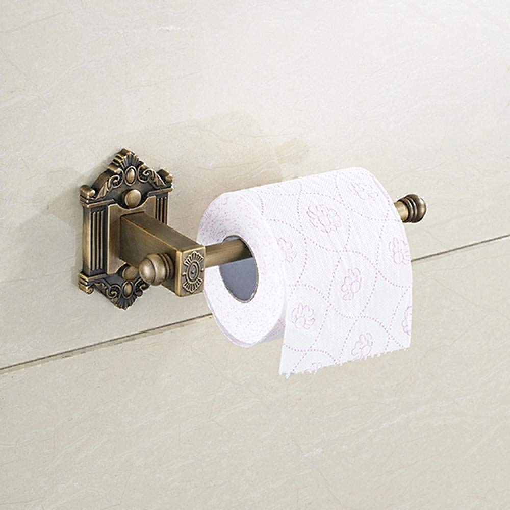 Antique Copper Toilet Paper Holder - Retro Creative Bathroom Towel Rack & Toilet Roll Stand - Vintage Style Hanging Paper Holder for Modern or Farmhouse Bathrooms (Color: Antique Copper) - Perfect for Powder Rooms, Guest Baths & Rustic Home Decor