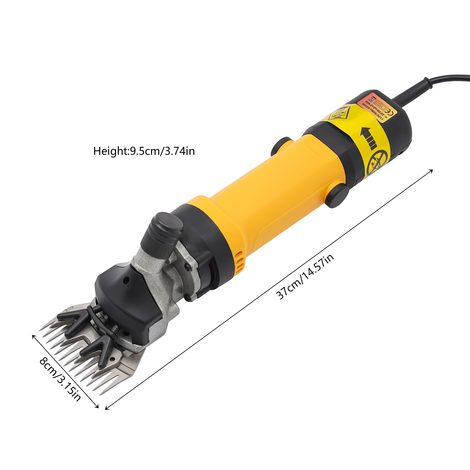 Electric Carpet Trimmer - 2800RPM Low Vibration Carpet Shear & Rug Trimming Tool for Professional Carpet Sculpting, Tufting & Carving (15