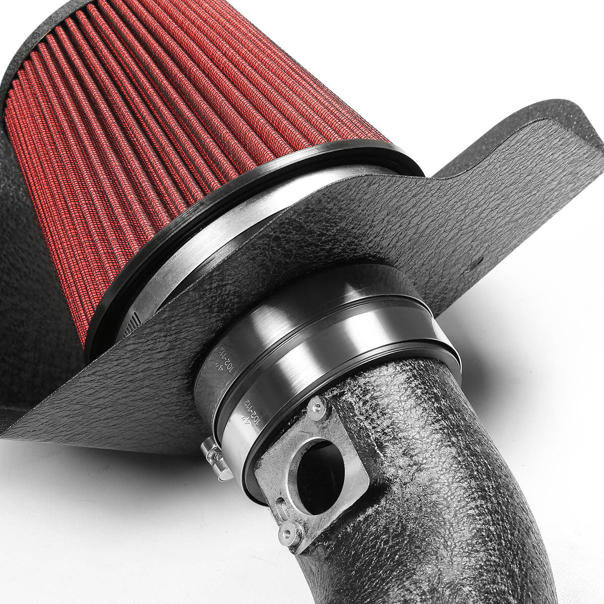 2009-2010 Cadillac CTS 6.2L V8 Performance Cold Air Intake System with Heat Shield & Cone Air Filter - Improves Engine Power & Fuel Efficiency for Street Racing & Daily Driving