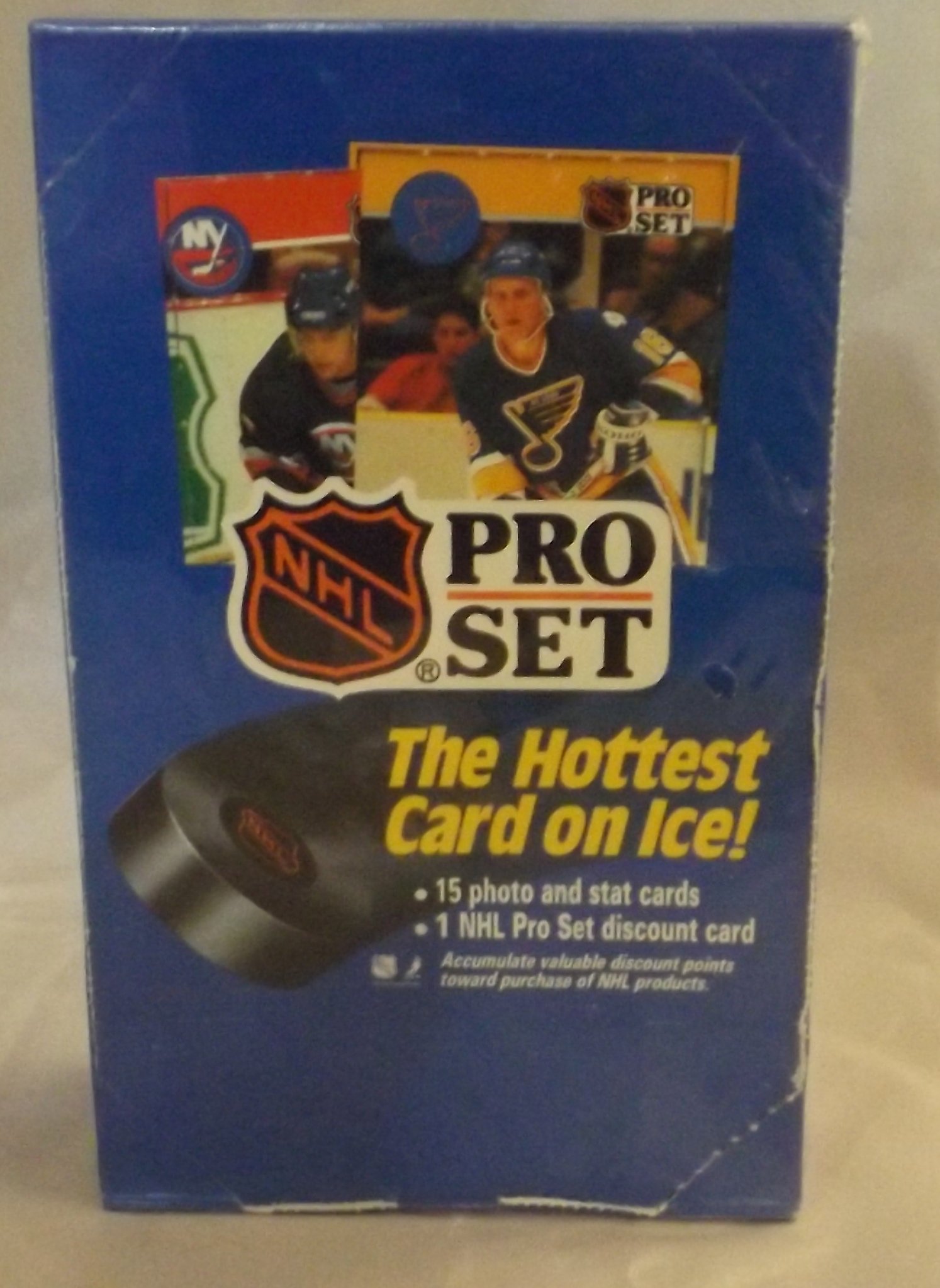 Vintage 1990 NHL Pro Set Series 1 & 2 Hockey Trading Cards - 15 Rare Collector's Edition Cards for Sports Memorabilia & Investment