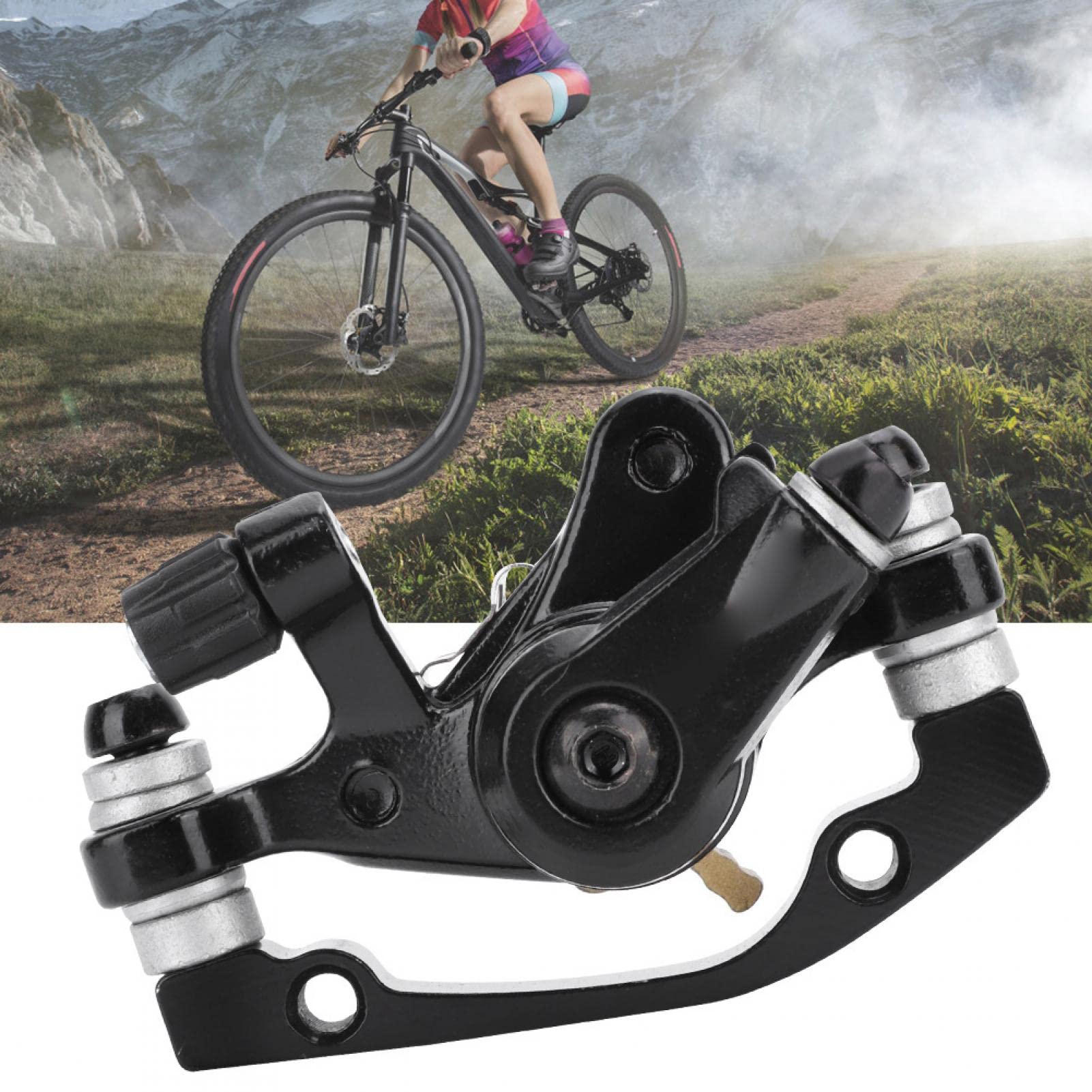 Universal Disc Brake Caliper Set - Front & Rear Mechanical Brakes for Electric Bicycles, Mountain Bikes & Cycling Modifications | Durable Braking System for Commuting, Off-Road Trails & Performance Upgrades