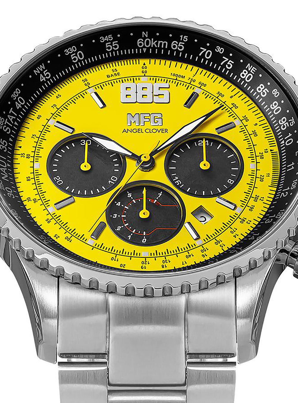 MF GHOST × ANGEL CLOVER Limited Edition Solar Chronograph Watch - Japanese Movement - Collector's Timepiece for Anime Fans & Streetwear Enthusiasts - Perfect for Cosplay, Fashion Statements & Gift Giving