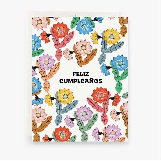 Orchid Cactus Birthday Greeting Card - Beautiful Floral Design for Birthday Wishes, Anniversaries & Special Occasions