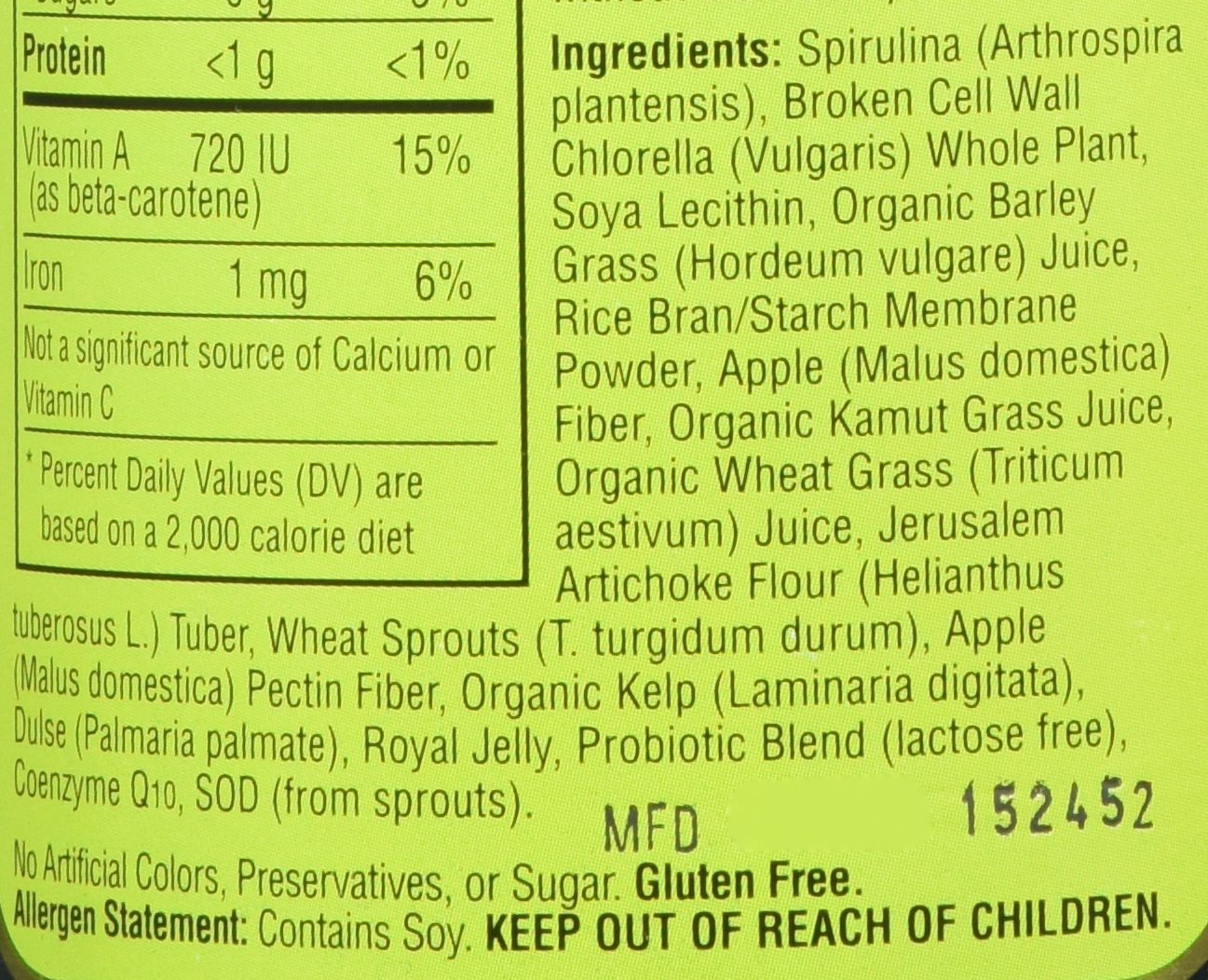 Organic Green Magic Powder - All-Natural Superfood for Smoothies, Detox & Energy Boost | Vegan, Gluten-Free