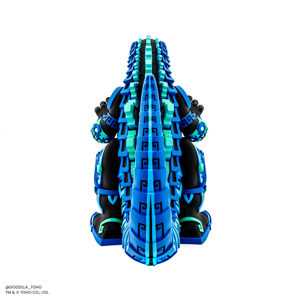 Urban Aztec Godzilla Vinyl Designer Figure - Heat Ray Variant Timed Edition | Collectible Monster Toy for Display & Gifts | Perfect for Anime Fans & Pop Culture Collectors
