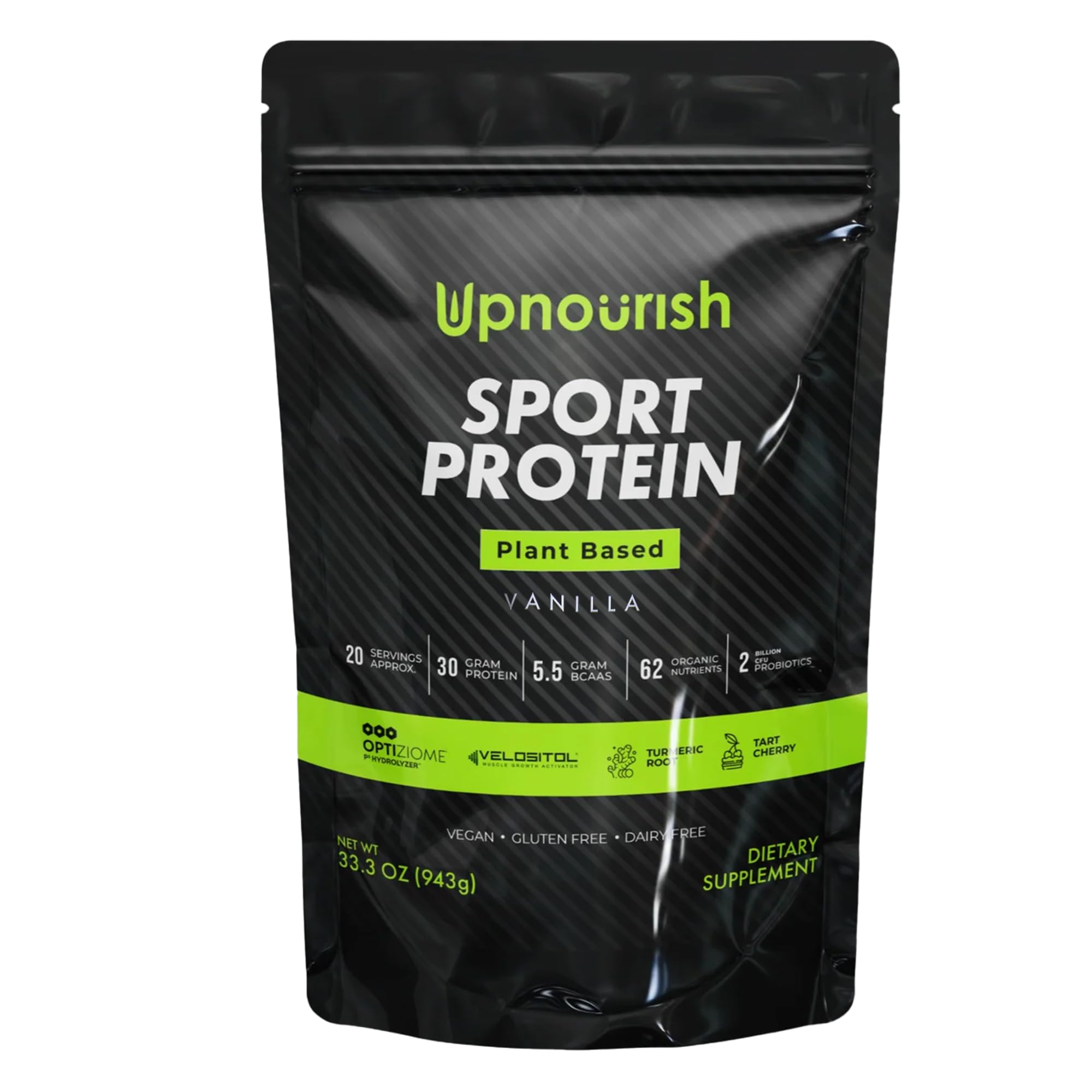 Vegan Sport Protein Powder Vanilla – 30g Plant-Based Protein with VELOSITOL, BCAAs, Organic Greens & Fruits, Probiotics, Tart Cherry for Post Workout Recovery | Inform Sports Certified Keto-Friendly | 20 Servings | Ideal for Athletes, Gym Enthusiasts & Healthy Lifestyle