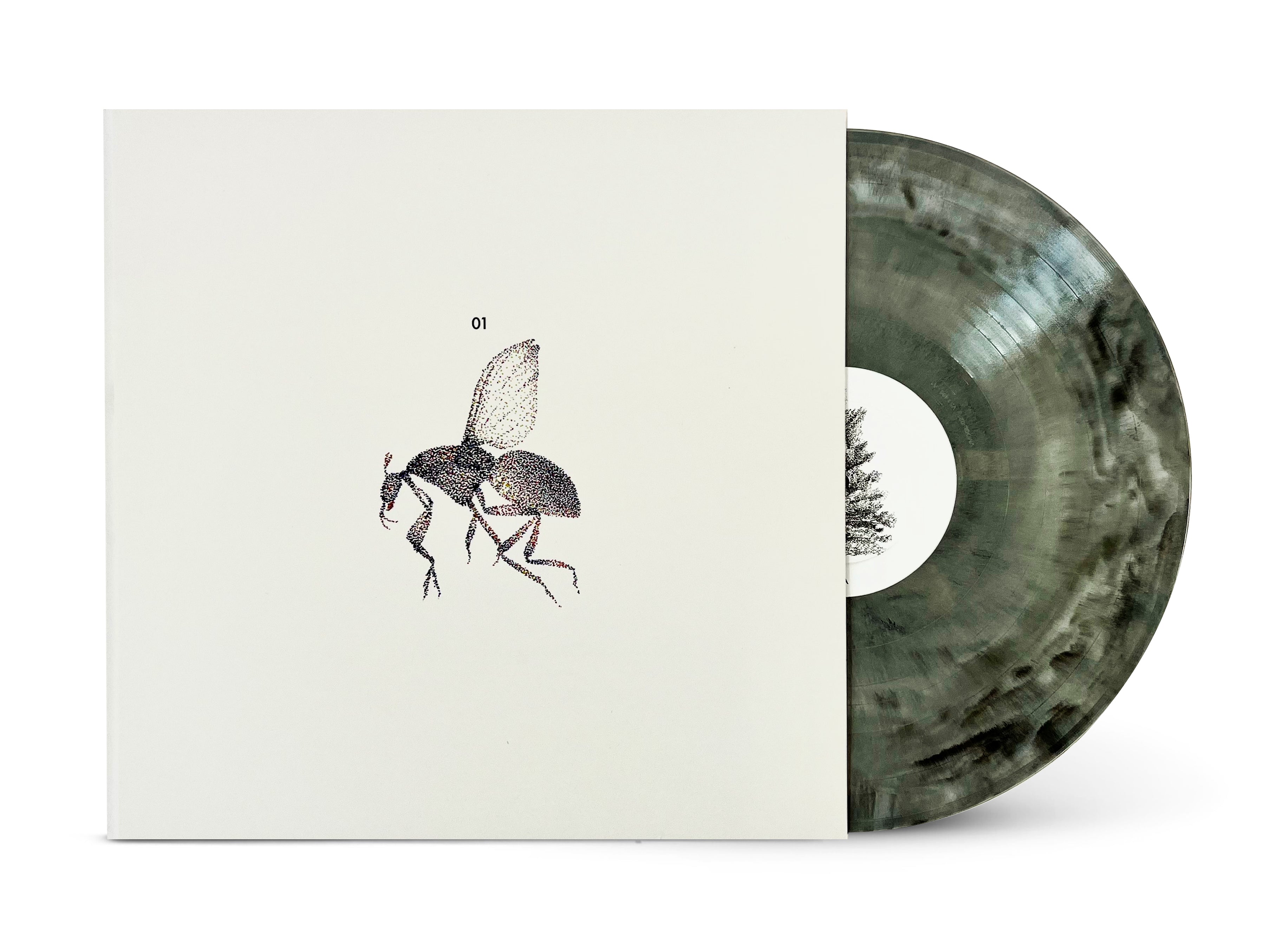 Black and White Swirl Vinyl