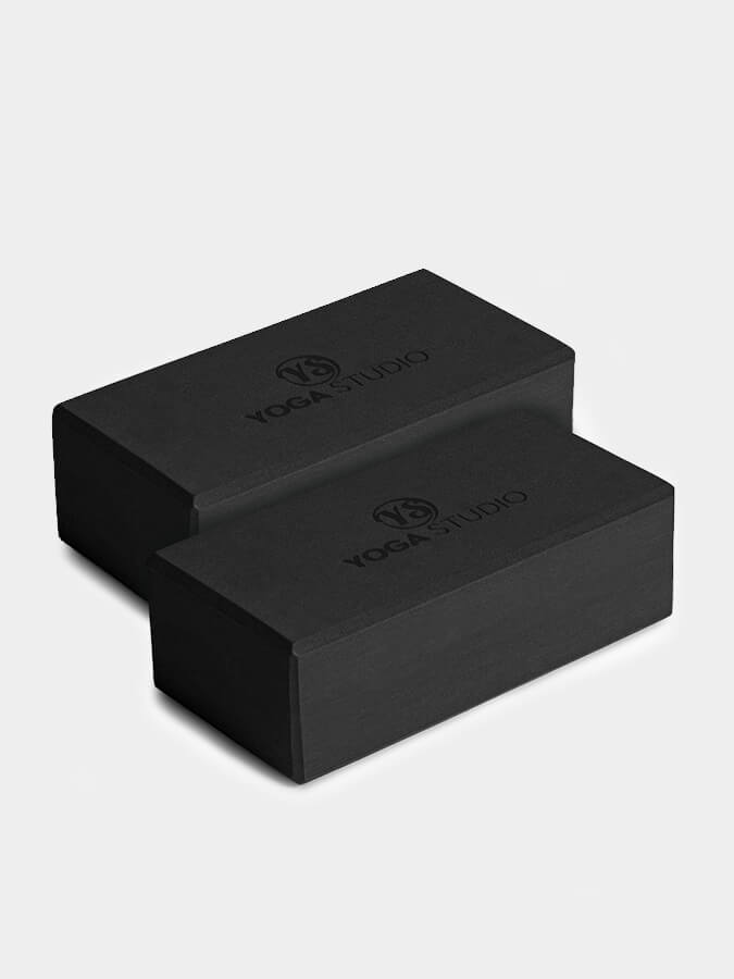 Premium EVA Yoga Blocks Twin Pack - Non-Slip Yoga Bricks for Stability & Alignment - Ideal for Hot Yoga, Pilates, and Home Workouts