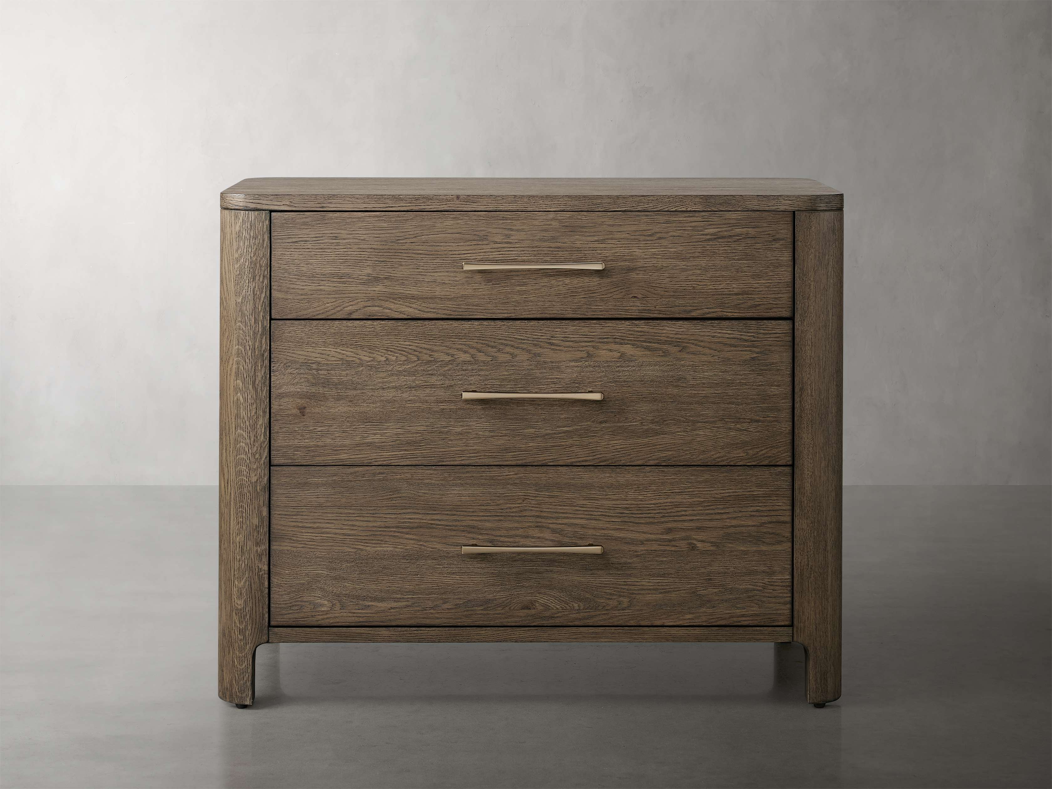 Calista 3-Drawer Wooden Chest - Stylish Storage Solution for Bedroom, Living Room, or Office Organization