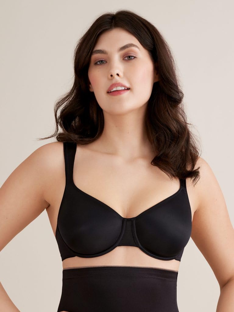 Women's 80622 Soft Touch Molded Underwire Minimizer Bra - Comfortable Full Coverage Support for Everyday Wear & Work