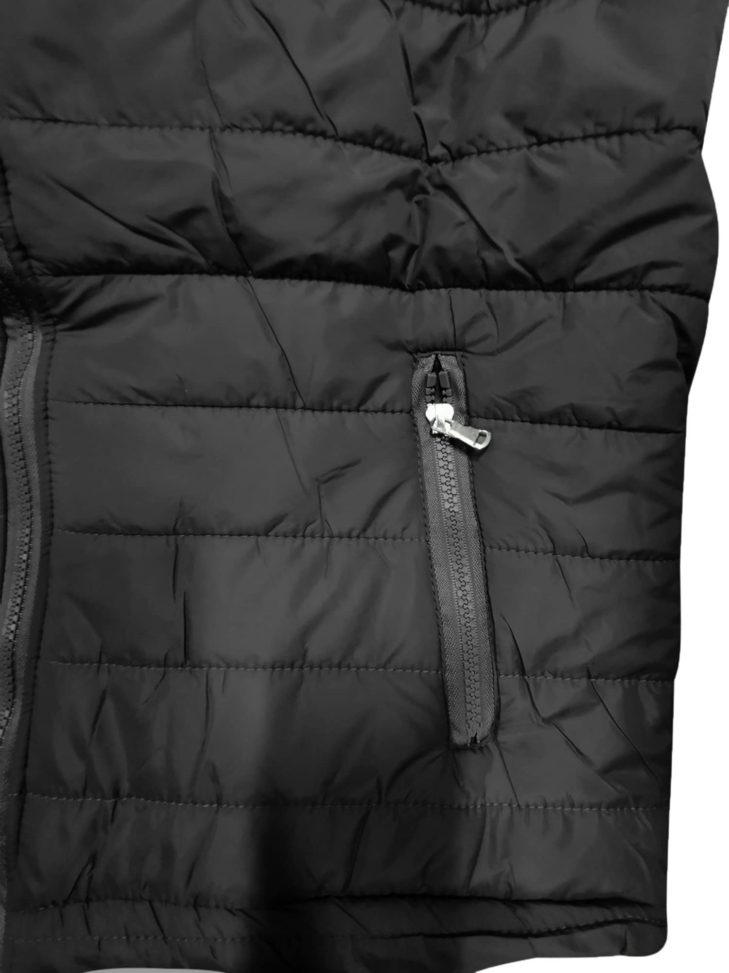 Men's Quilted Puffer Jacket with Hood - Winter Warm Coat for Outdoor