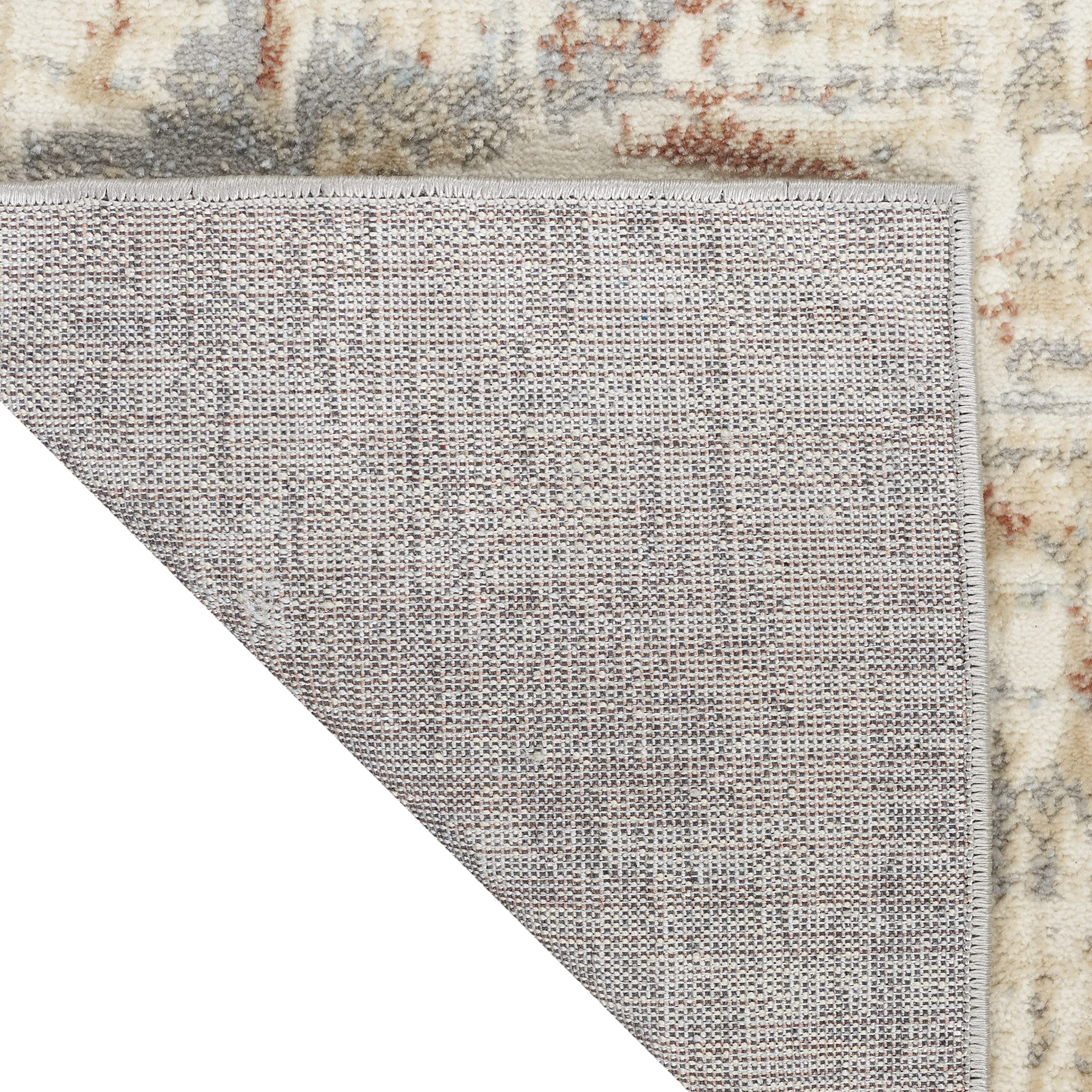 Calvin Klein CK005 Modern Ivory Grey 8x10 Area Rug - Non-Shedding, Easy to Clean - Perfect for Bedroom, Living Room, Dining Room & Kitchen Decor | Soft Contemporary Rug for Home & Office