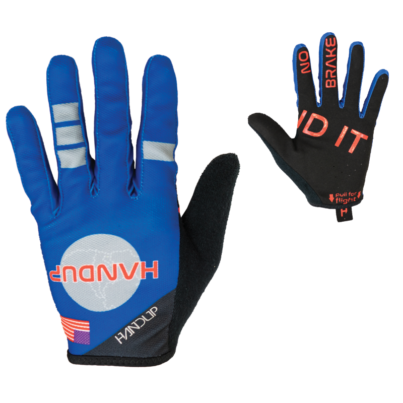 Premium Running Gloves for Shuttle Runners - Breathable & Comfortable Blue Sports Gloves for Training, Racing & Outdoor Activities