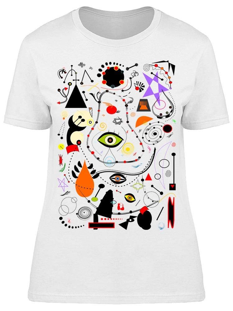 Stylish Abstract Print Women's T-Shirt | Trendy Graphic Tee for Casual Wear | Perfect for Everyday Outfits, Weekend Looks & Street Style Fashion