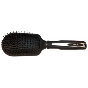 Vega Cushion Hair Brush - Detangling & Styling Hair Brush for Smooth & Shiny Hair - Perfect for Daily Use, Salon Styling & Travel