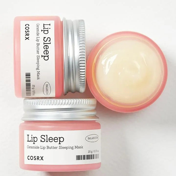 COSRX Balancium Ceramide Lip Butter Sleeping Mask 20g - Ultra Moisturizing Overnight Lip Treatment for Dry, Chapped Lips | Perfect for Nighttime Skincare Routine & Winter Lip Care
