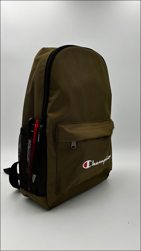 Champion Medium Surplus Green Backpack - Durable School & Travel Backpack for Men & Women | Perfect for Hiking, Gym & Everyday Use