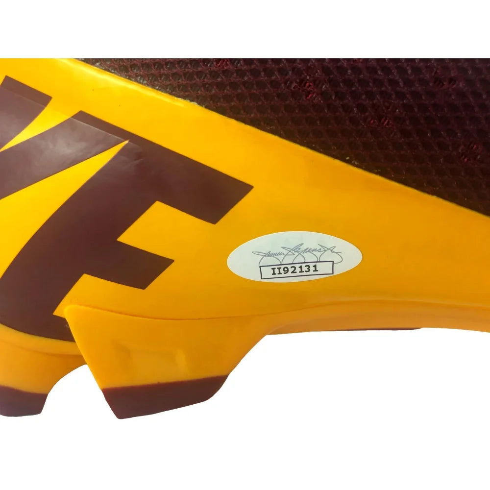 Authentic Jurrell Casey Signed Football Cleat - Tennessee Titans & Denver Broncos USC Alumni - JSA Certified (Perfect for NFL Memorabilia Collections & Sports Fan Gifts)