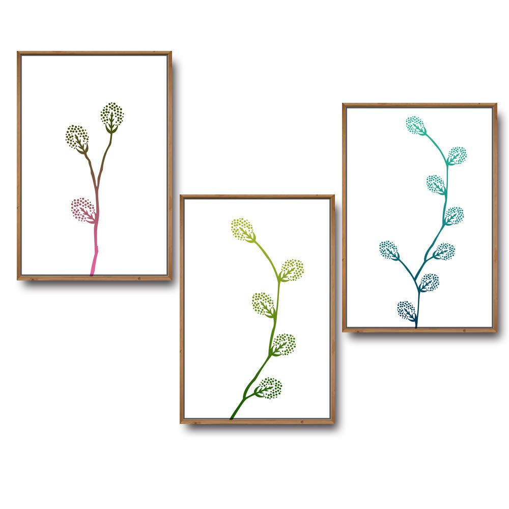 Wall26 3-Panel Framed Canvas Wall Art Set - 16