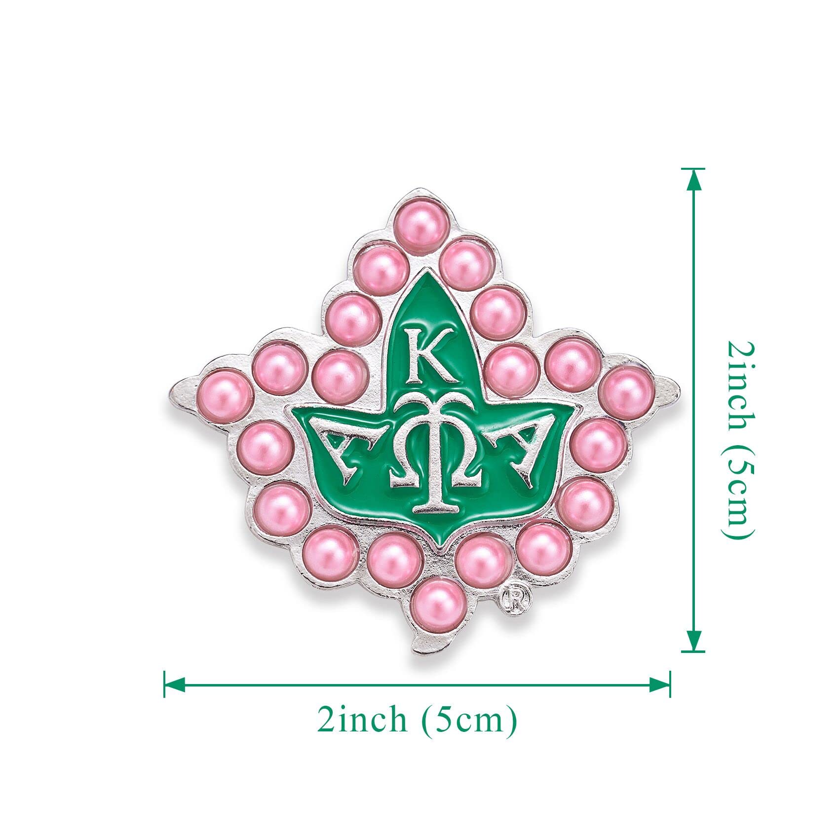 Elegant Pink Pearl Brooch Pin - Perfect Sorority Gifts for Women, Graduation Jewelry & Sisterhood Accessories | Ideal for Pledge Week, Formal Events & Greek Life Celebrations