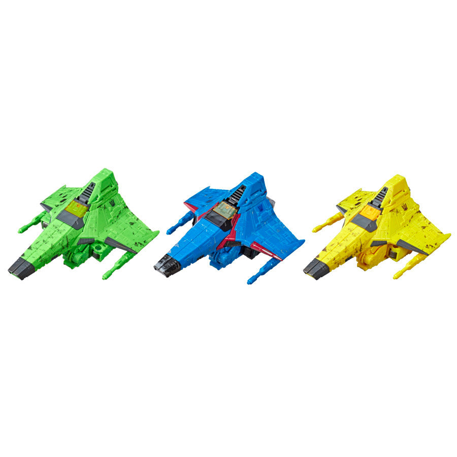Transformers: War for Cybertron Siege Seekers 7-Figure Action Figure Set (Ion Storm, Acid Storm, Nova Storm) - Collectible Robot Toys for Display & Battle Scenes