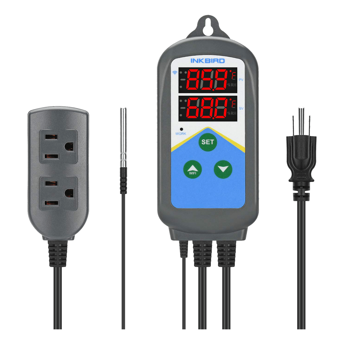 ITC 306T Digital Temperature Controller - Precise Thermostat for Home Brewing, Aquariums & Reptile Tanks | Easy-to-Use PID Control with Dual Display