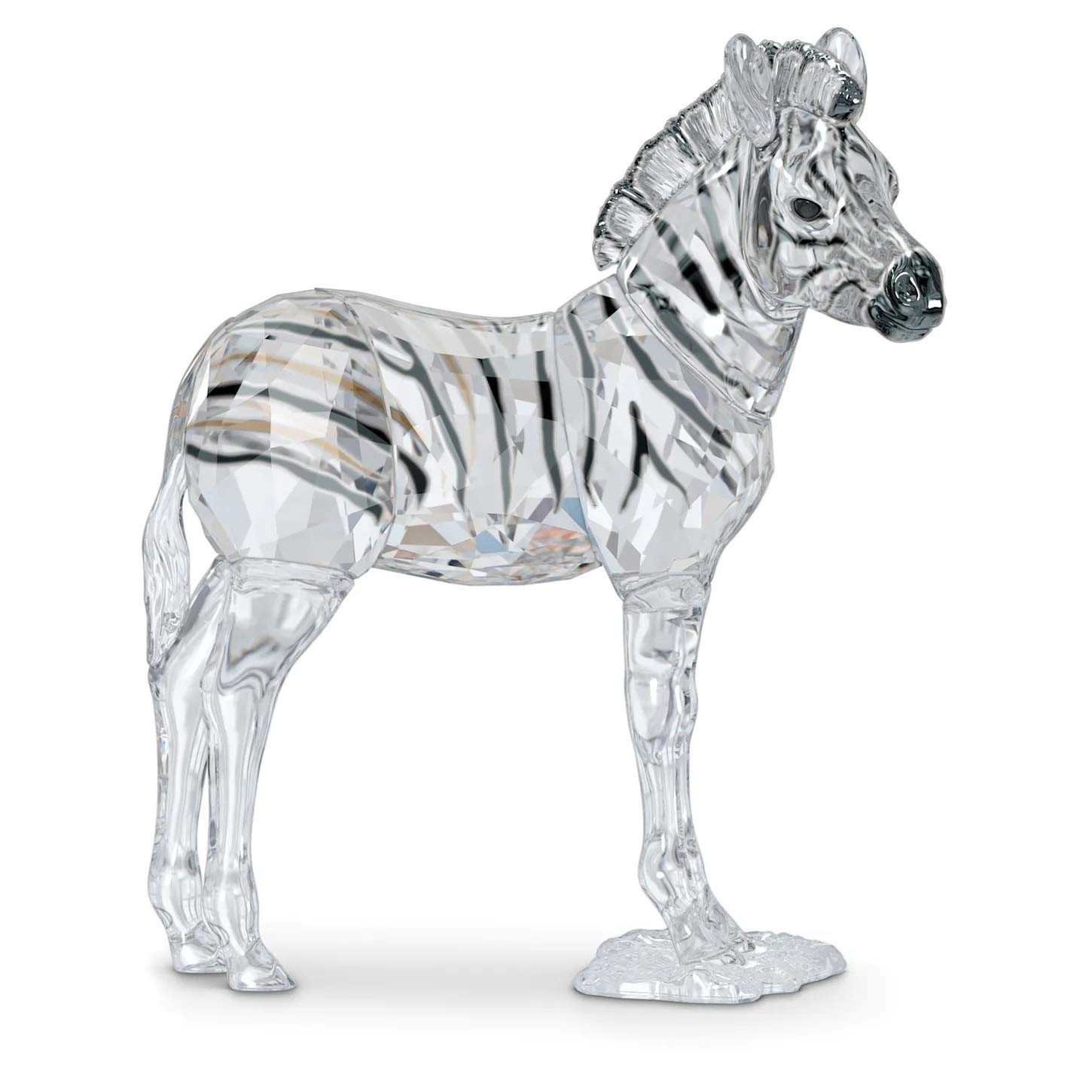 Swarovski Elegance of Africa SCS Zebra Baby Zuri Figurine - Handcrafted Crystal Collectible for Home Decor, Gift Giving & African Wildlife Enthusiasts | Perfect for Display Shelves, Office Desks & Luxury Gifts