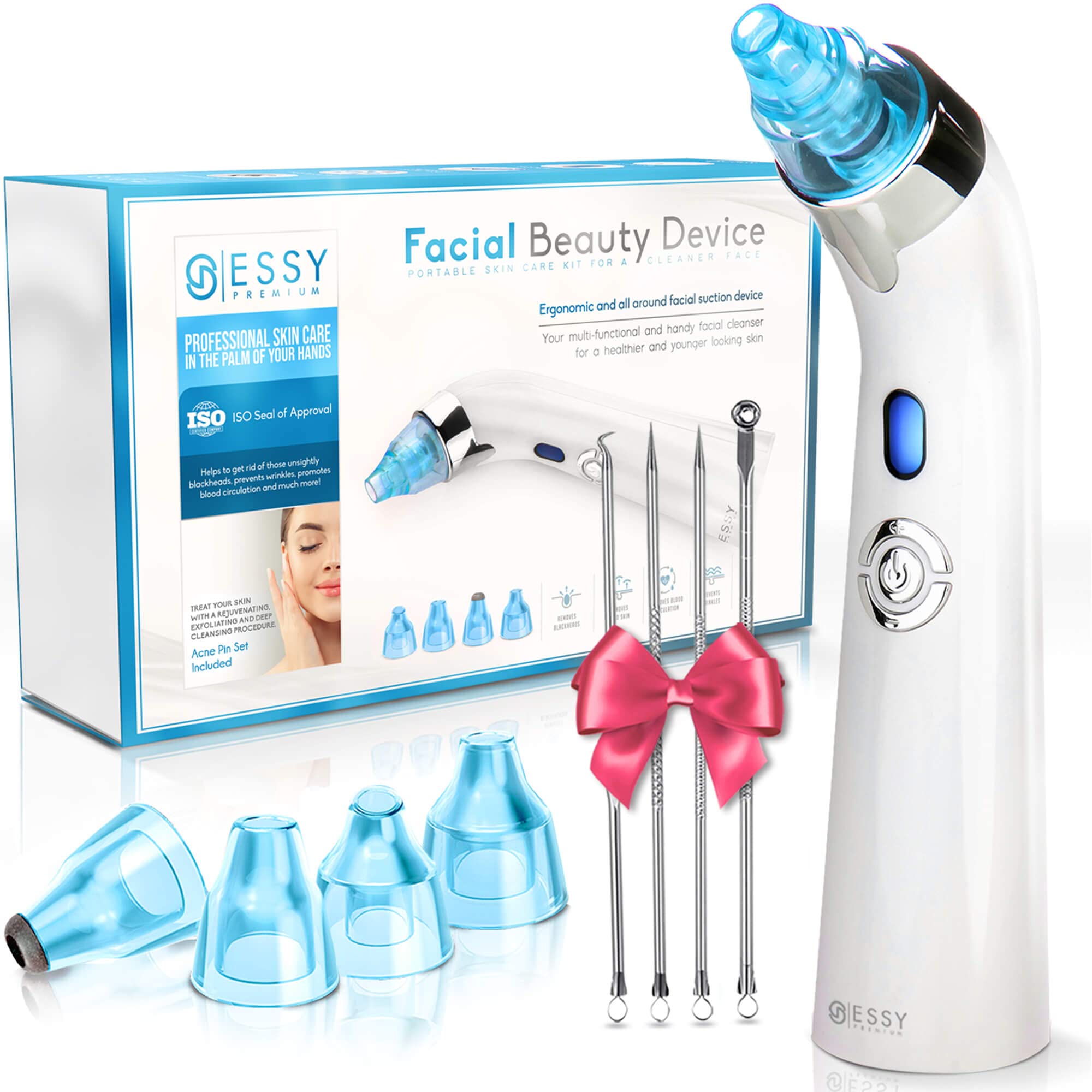 Blackhead Remover Vacuum Tool - Deep Pore Cleaner for Acne & Blackheads - Facial Care at Home
