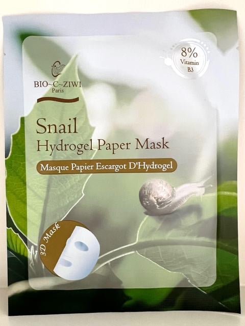 BIO C ZIWI Snail Hydrogel Paper Mask - Hydrating & Anti-Aging Facial Sheet Mask for Glowing Skin | Perfect for Daily Skincare & Spa Night Routine