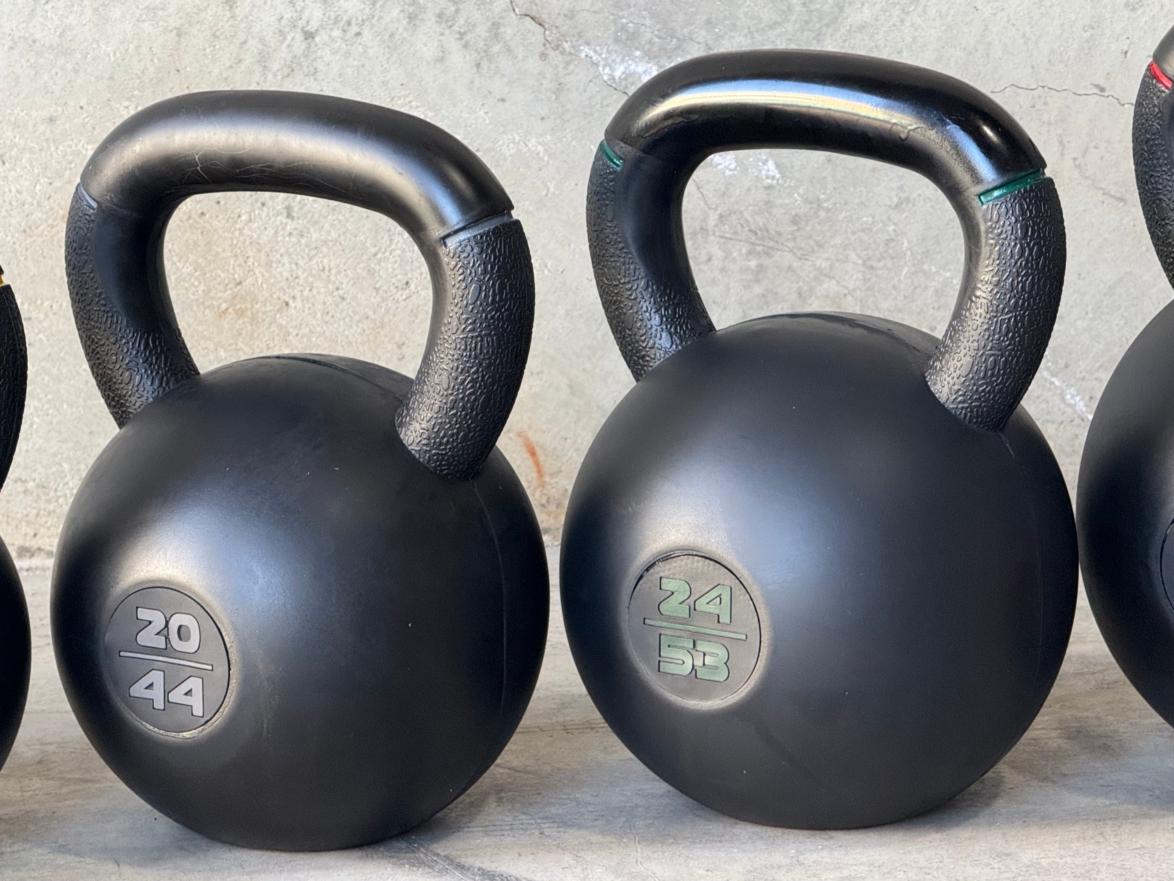 Premium GIANT Rubber Grip Kettlebells for Home Gym, CrossFit & Strength Training - Durable Workout Equipment for Men & Women