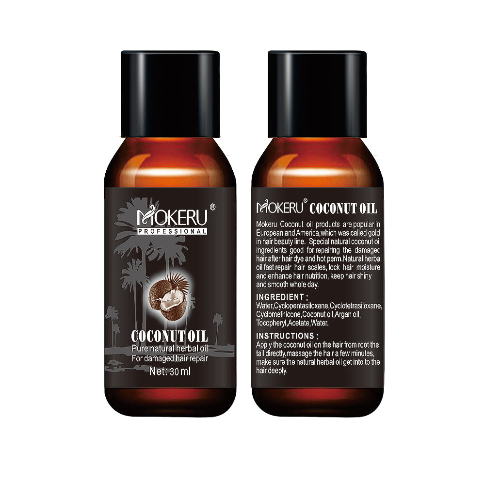 Organic Coconut Oil for Hair Repair - Frizz Control & Damage Treatment - Natural Hair Care for Dry, Damaged Hair - Perfect for Daily Use, Salon Treatments & DIY Hair Masks
