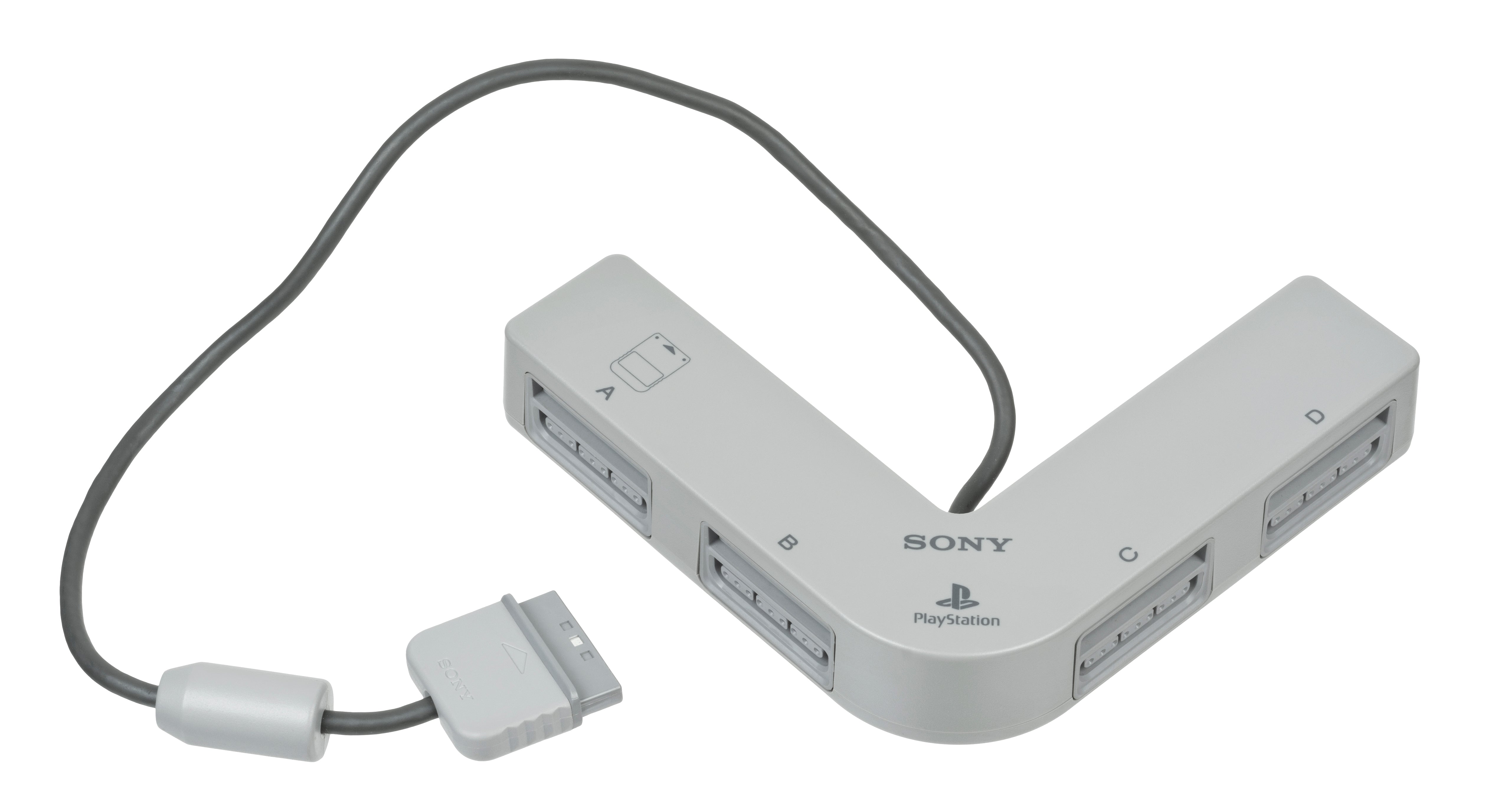 Original PlayStation Multitap Adapter - 4 Player Controller Expansion for PS1 Classic Gaming - Perfect for Multiplayer Retro Gaming Sessions with Friends