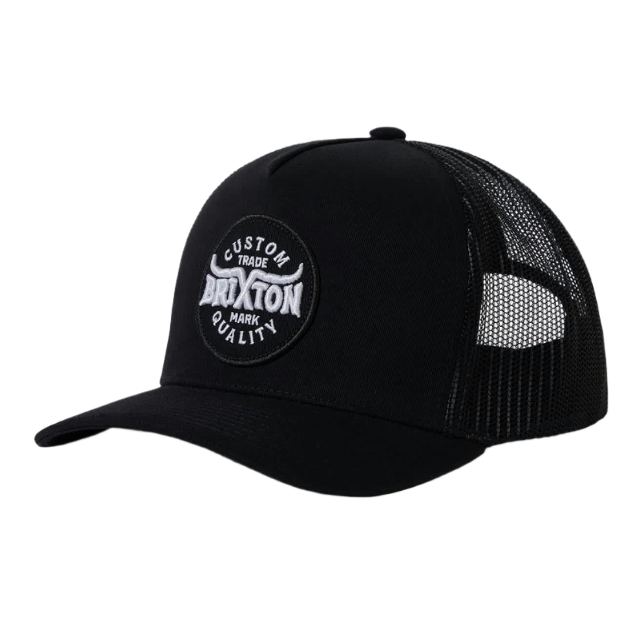BRIXTON Gibson Netplus Trucker Hat for Men & Women - Breathable Mesh Baseball Cap for Outdoor Activities, Hiking, and Casual Wear