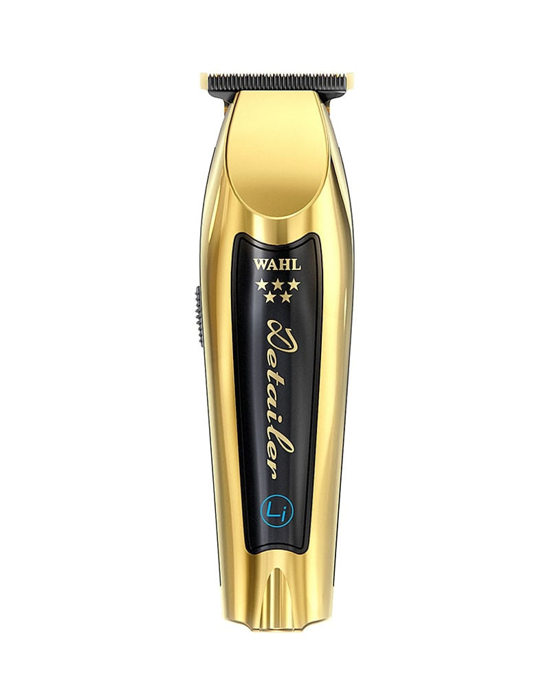 Wahl 5 Star Gold Cordless Detailer Trimmer - Limited Edition Professional Beard & Hair Grooming Kit for Men - Perfect for Home Barbering & Travel Grooming