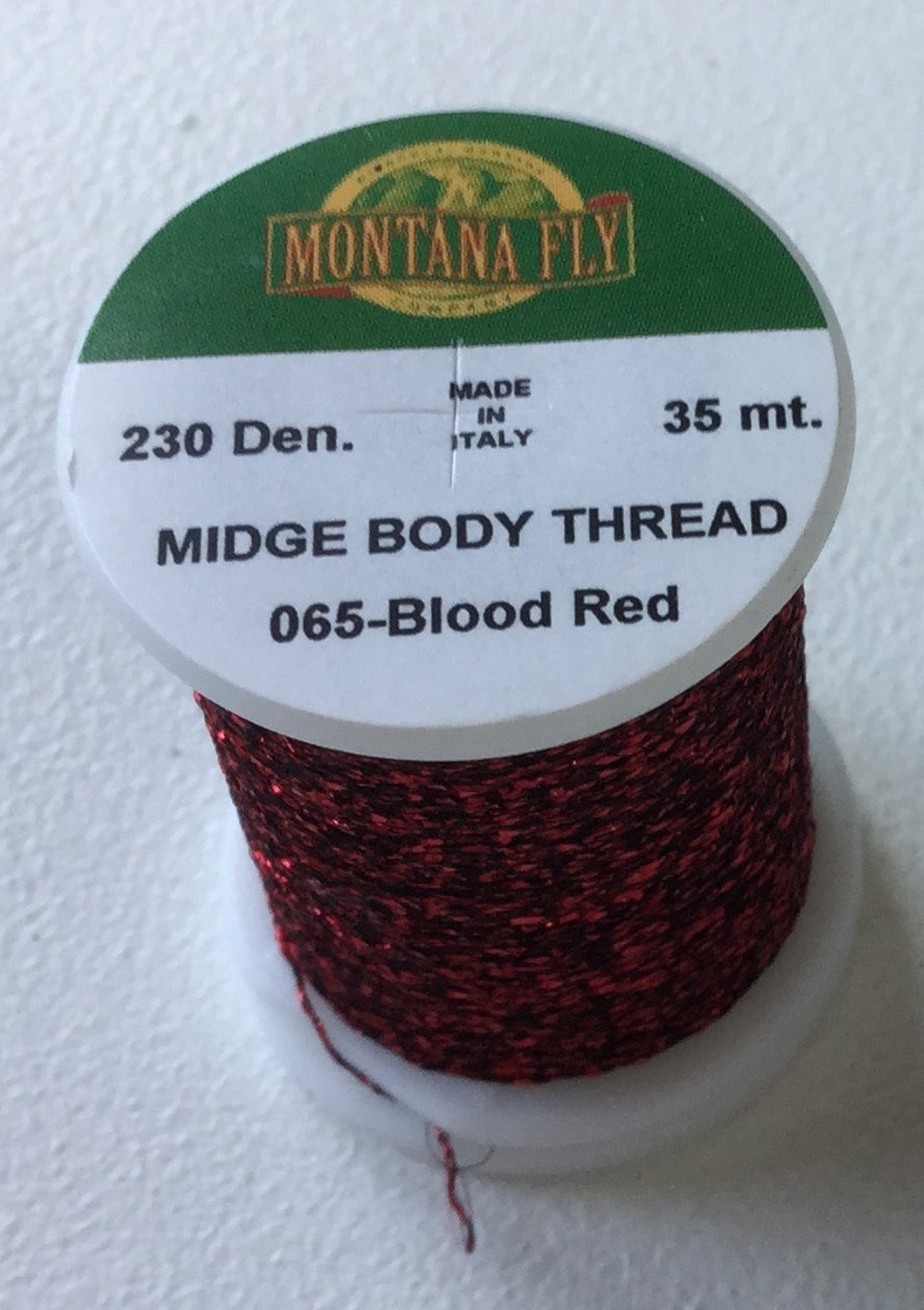 Premium Montana Fly MFC Midge Body Thread - High-Quality Fly Tying Material for Trout Fishing Flies | Perfect for DIY Fly Tying & Fly Fishing Enthusiasts