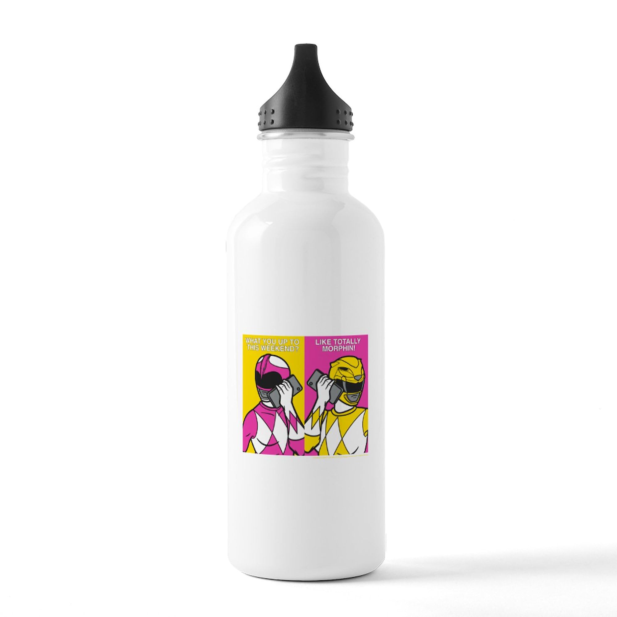 Power Rangers 1.0L (34 oz) Stainless Steel Water Bottle - Insulated Thermos for Kids & Adults - Perfect for School, Gym, Hiking & Outdoor Activities