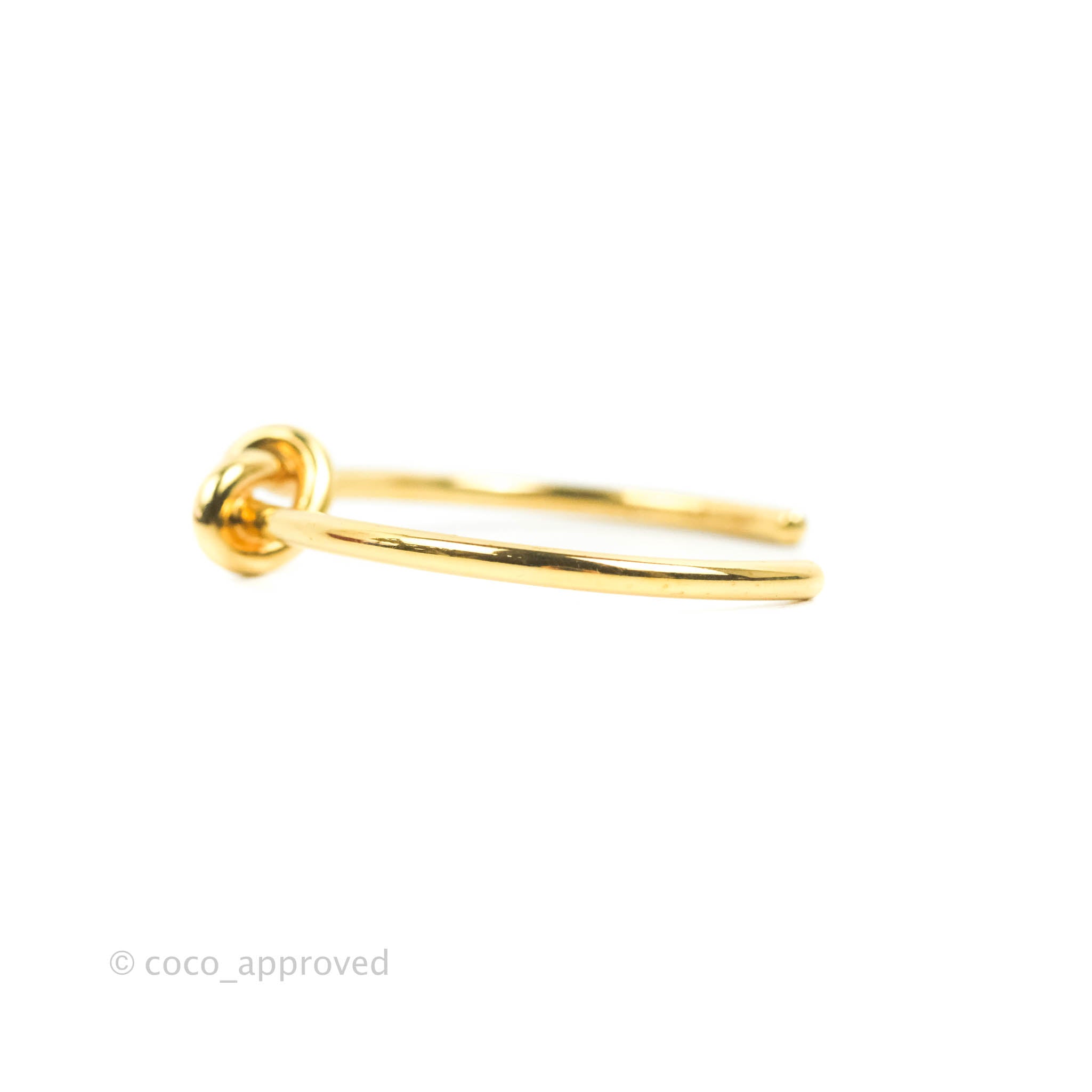 Celine Knot Extra Thin Gold Tone Bracelet for Women - Elegant Minimalist Jewelry for Everyday Wear & Special Occasions