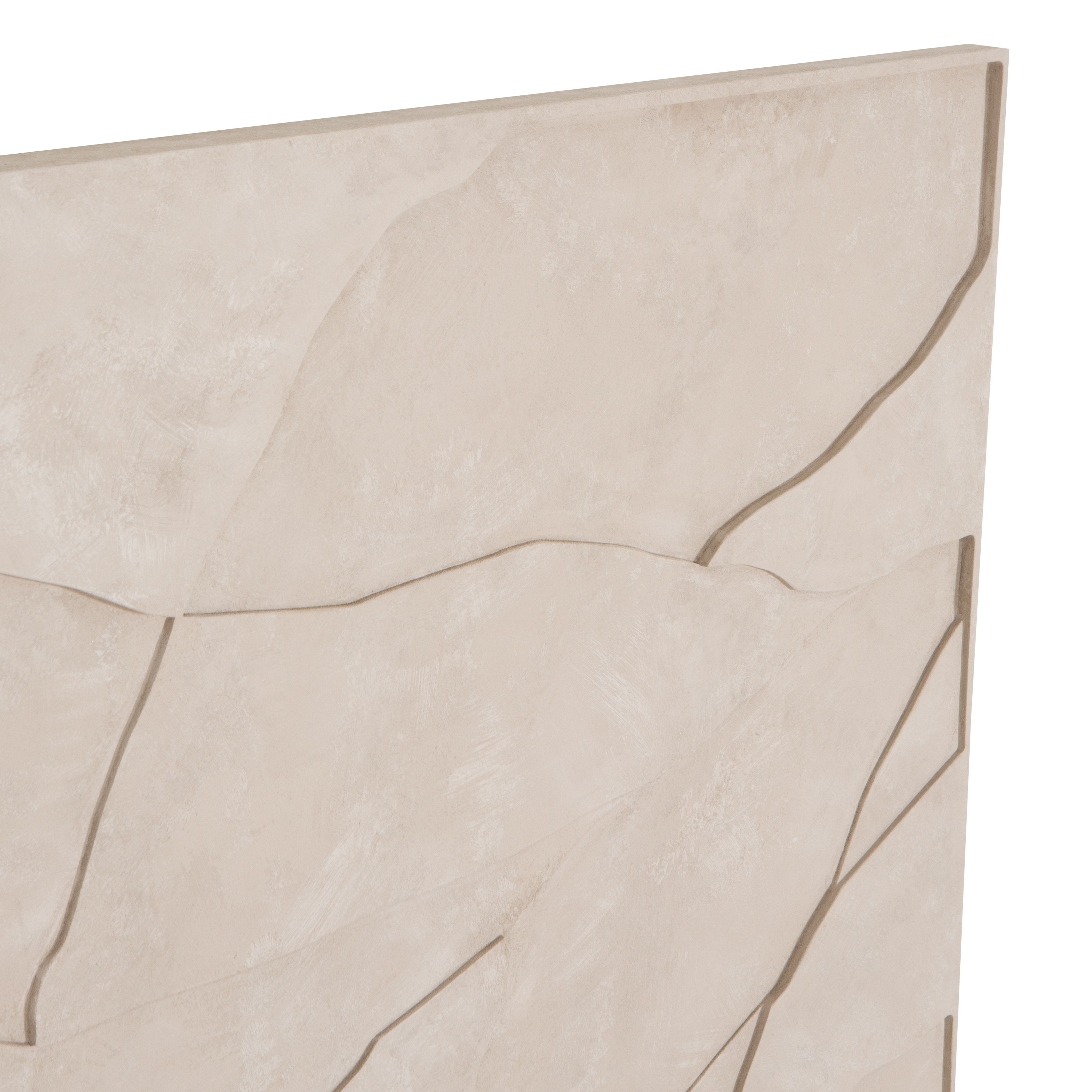 Bas Relief No. 3 Wall Art - Handcrafted 3D Plaster Sculpture Panel for Home & Office Decor | Perfect for Living Room, Bedroom, or Office Wall Decorations