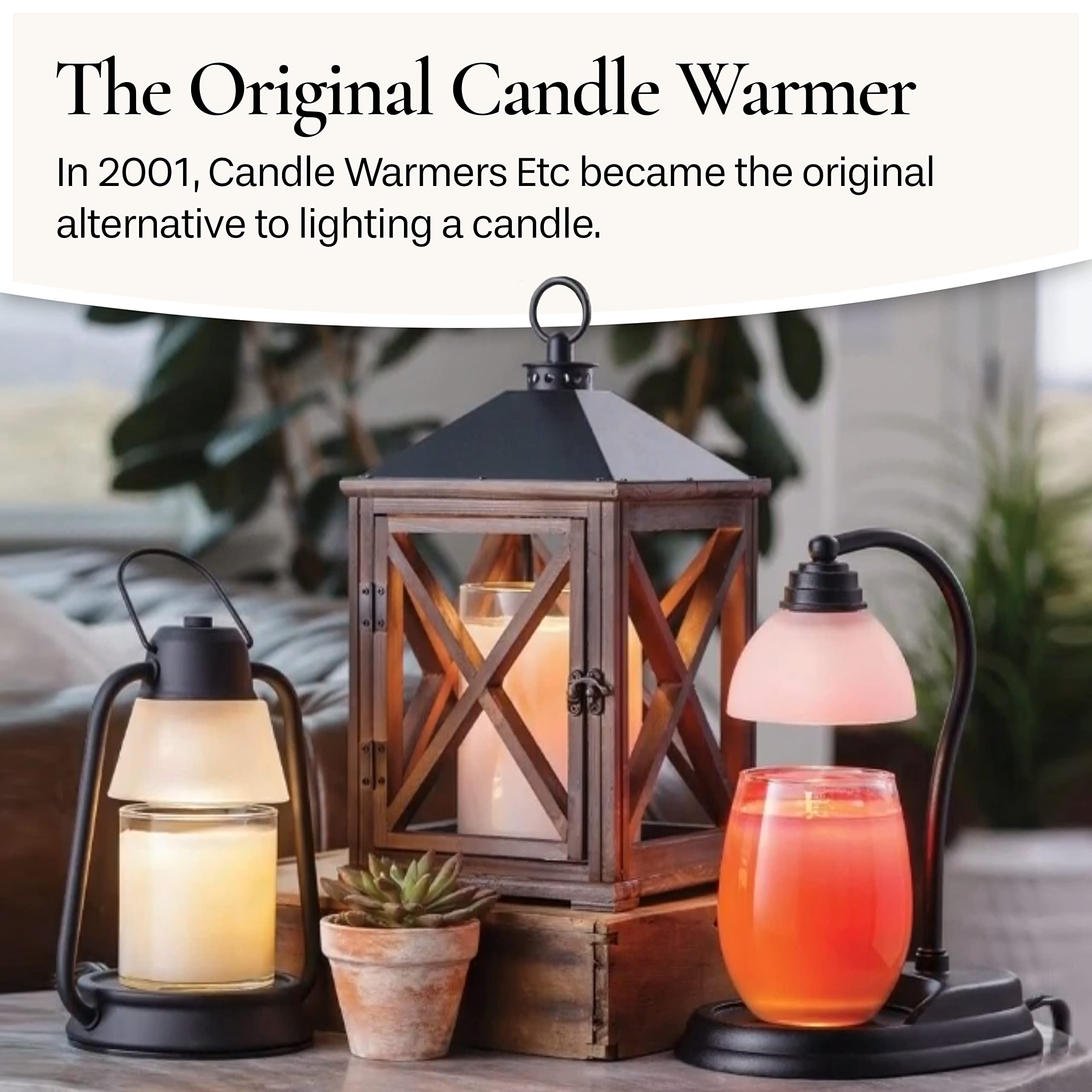 Original Plug-in Candle Warmer Plate - Electric Wax Melter for Jar Candles (White) | Perfect for Home, Office & Spa Aromatherapy