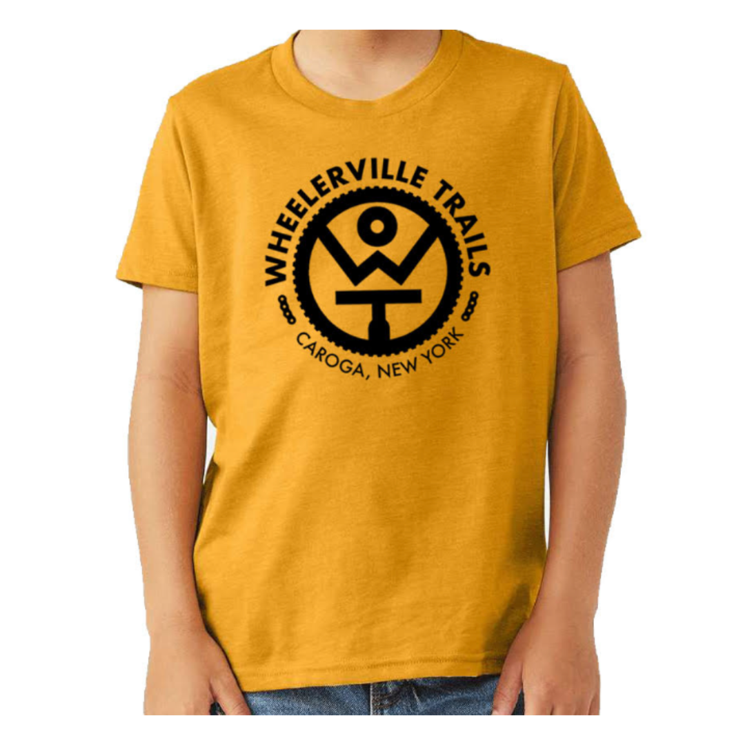 Wheelerville Trails Logo Youth T-Shirt - Comfortable Cotton Tee for Kids Outdoor Adventures & Casual Wear