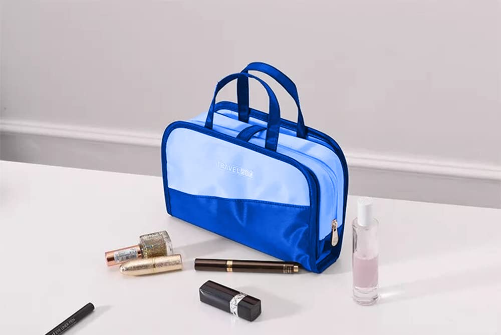 Stylish Portable Women's Makeup Bag - Large Capacity 2-in-1 Travel Cosmetic Organizer | Perfect for Travel, Home Storage & On-the-Go Touch Ups | GIANT IMPEX