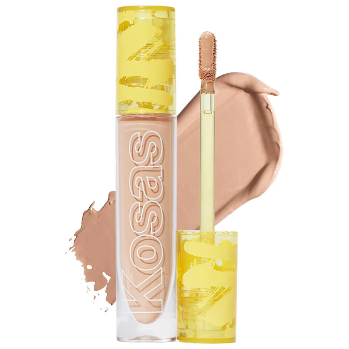Kosas Corrector Revealer Super Creamy + Brightening Concealer with Caffeine & Hyaluronic Acid – Dark Circle Treatment for Under Eyes, Perfect for Daily Makeup & Skincare Routine