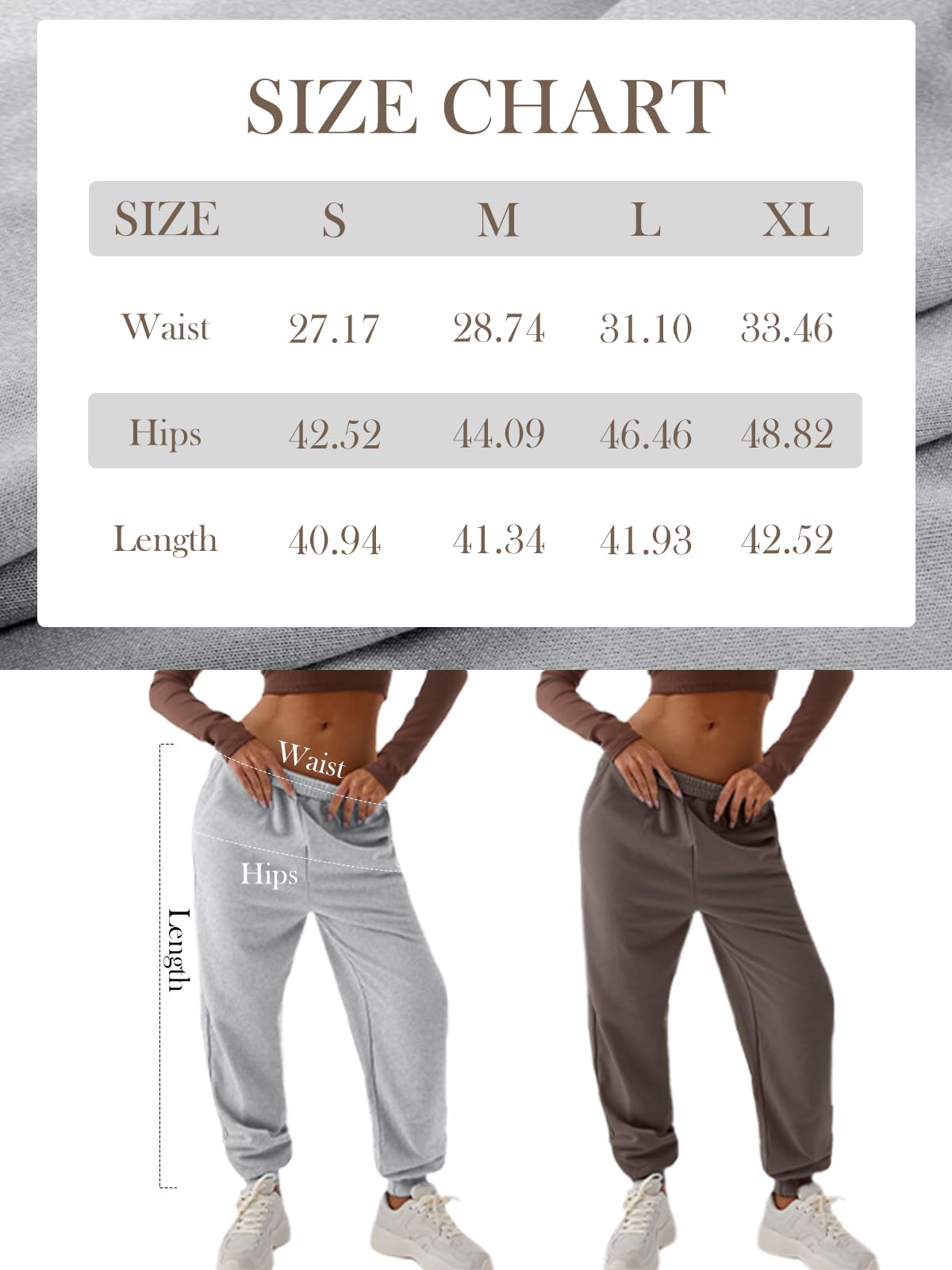 Yovela Women's High Waisted Baggy Sweatpants - Casual Joggers with Pockets for Fall | Y2K Aesthetic Warm Lounge Pants for Home, Gym & Streetwear Fashion