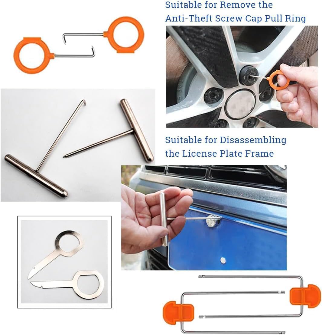 24-Piece Car Tool Kit - Professional Automotive Repair Set for DIY & Mechanics - Perfect for Emergency Repairs & Home Garage Use
