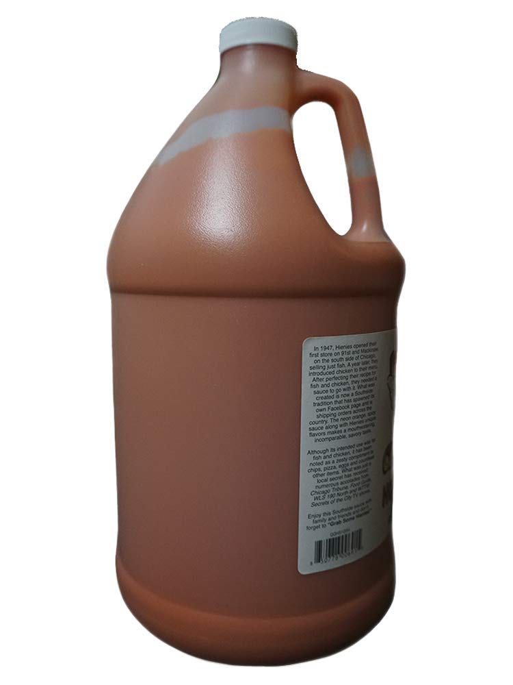 Hienie's Hot Sauce - 1 Gallon Bottle - Chicago's Famous Hot Sauce for Restaurants, Catering & Home Cooking - Perfect for Wings, BBQ & Spicy Recipes
