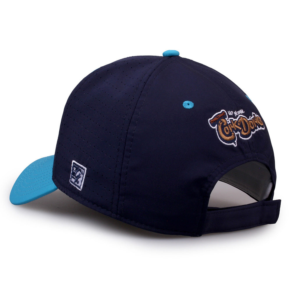 Youth Cork Dorks Navy/Teal Baseball Cap - Adjustable Game Changer Hat for Boys & Girls - Perfect for Sports, Outdoor Activities & Casual Wear