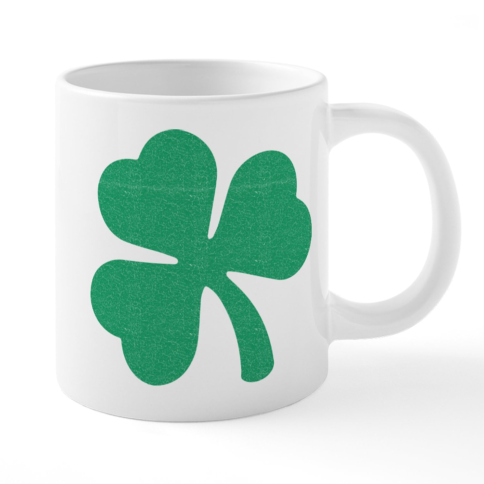 Irish Shamrock 20 oz Ceramic Coffee Mug - Large Thermal Insulated Travel Tumbler for Hot & Cold Drinks - Perfect for St. Patrick's Day, Office Use, and Gift Giving