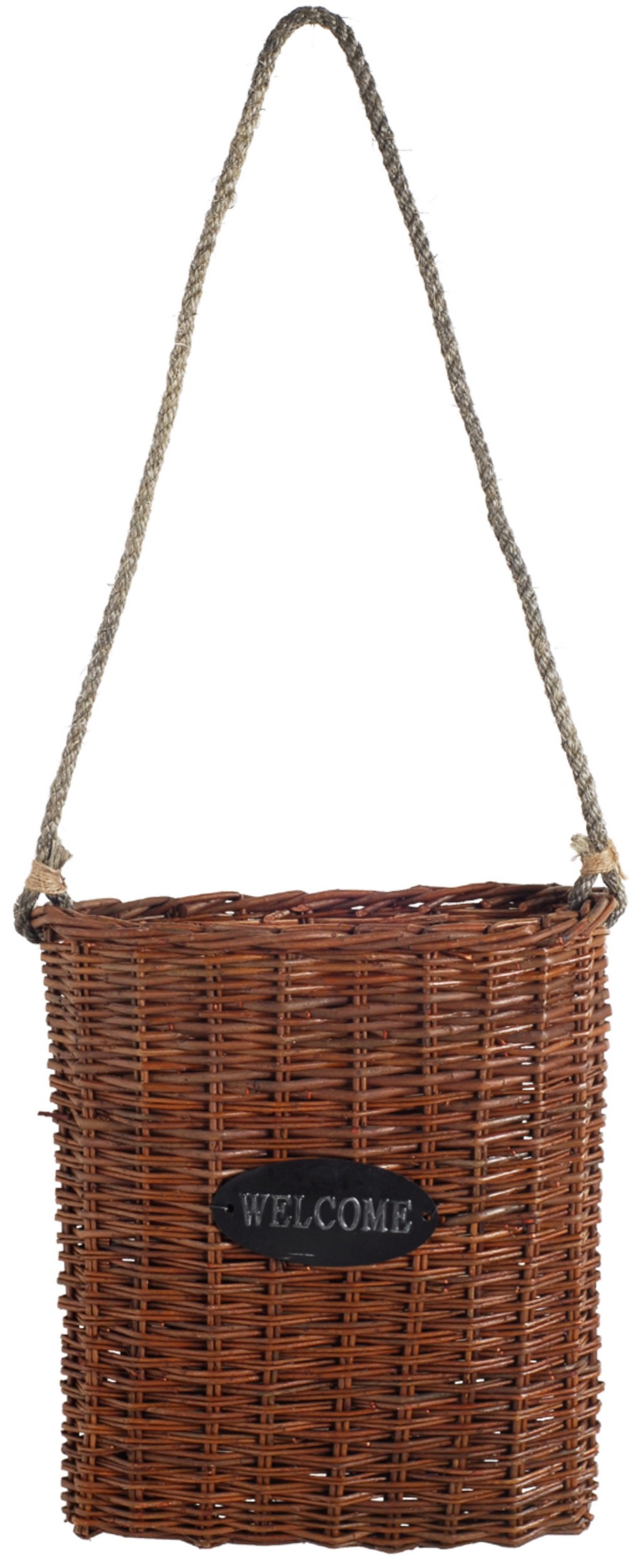 A&B Home Large Wicker Storage Basket - Natural Rattan Organizer for Blankets, Toys, Laundry | Perfect for Living Room, Bedroom, Nursery & Bathroom Organization